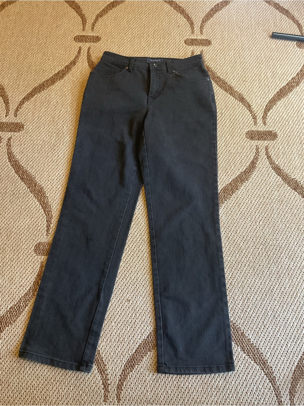 Charter Club Black Straight-Leg Jeans